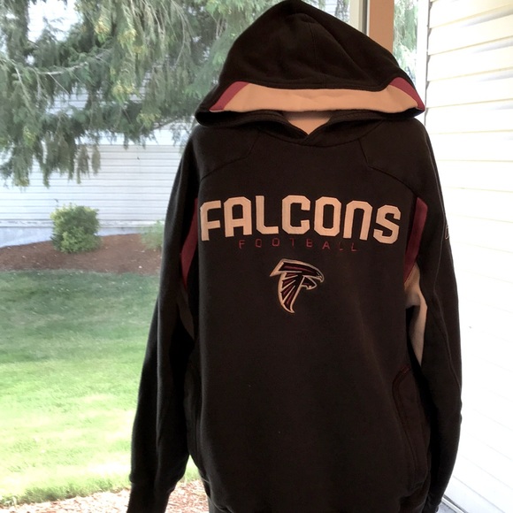 NFL Other - NFL Atlanta Falcons football hoodie navy blue cotton white letters pullover